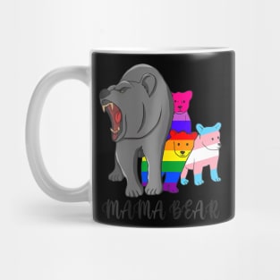 Mama Bear Lgbt Gay Trans Pride Support Lgbtq Parade Mug